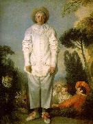 Jean-Antoine Watteau Gilles as Pierrot oil painting